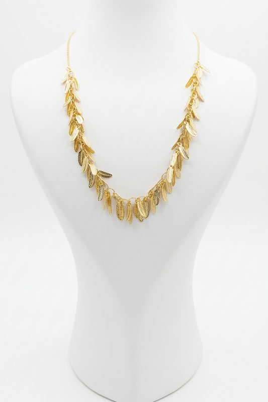 Multi Leaf Necklace