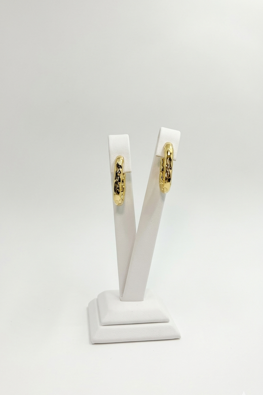 Soft Gold Hoop Earrings