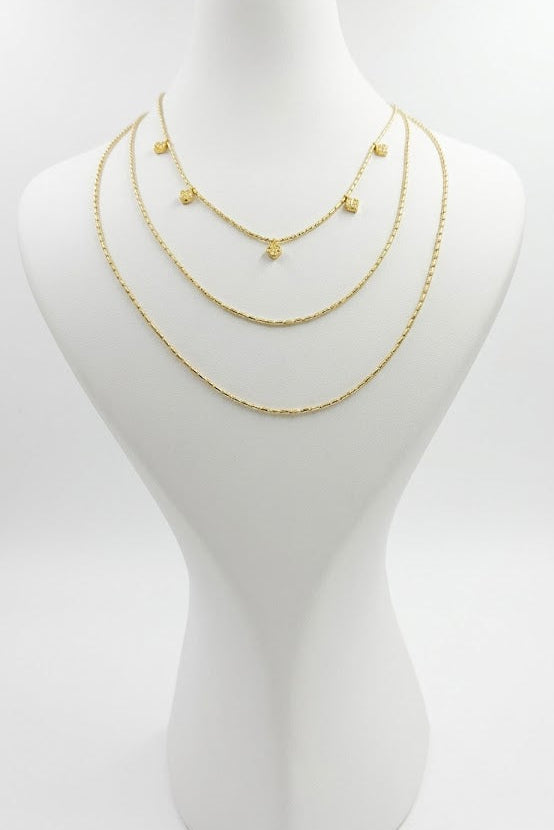 Triple Chain Necklace