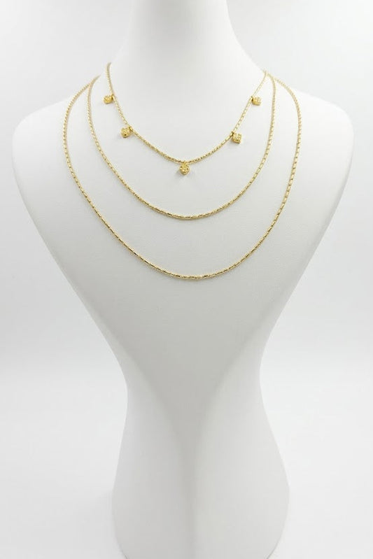 Triple Chain Necklace