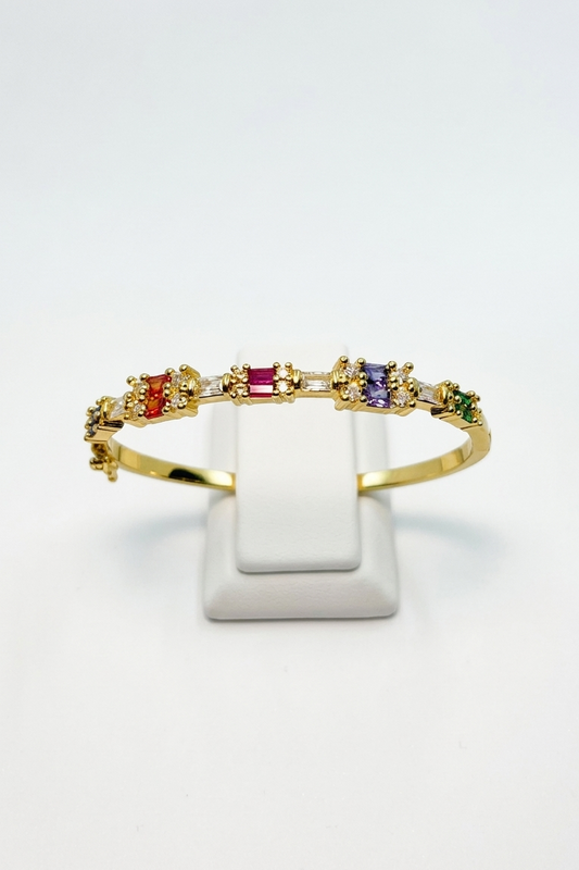 Rainbow Mosaic Cuff