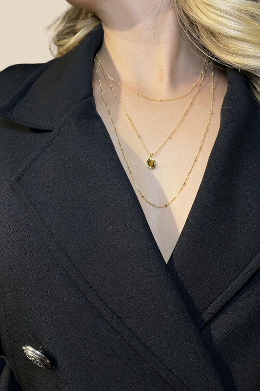 Minimalist Triple Set Necklace