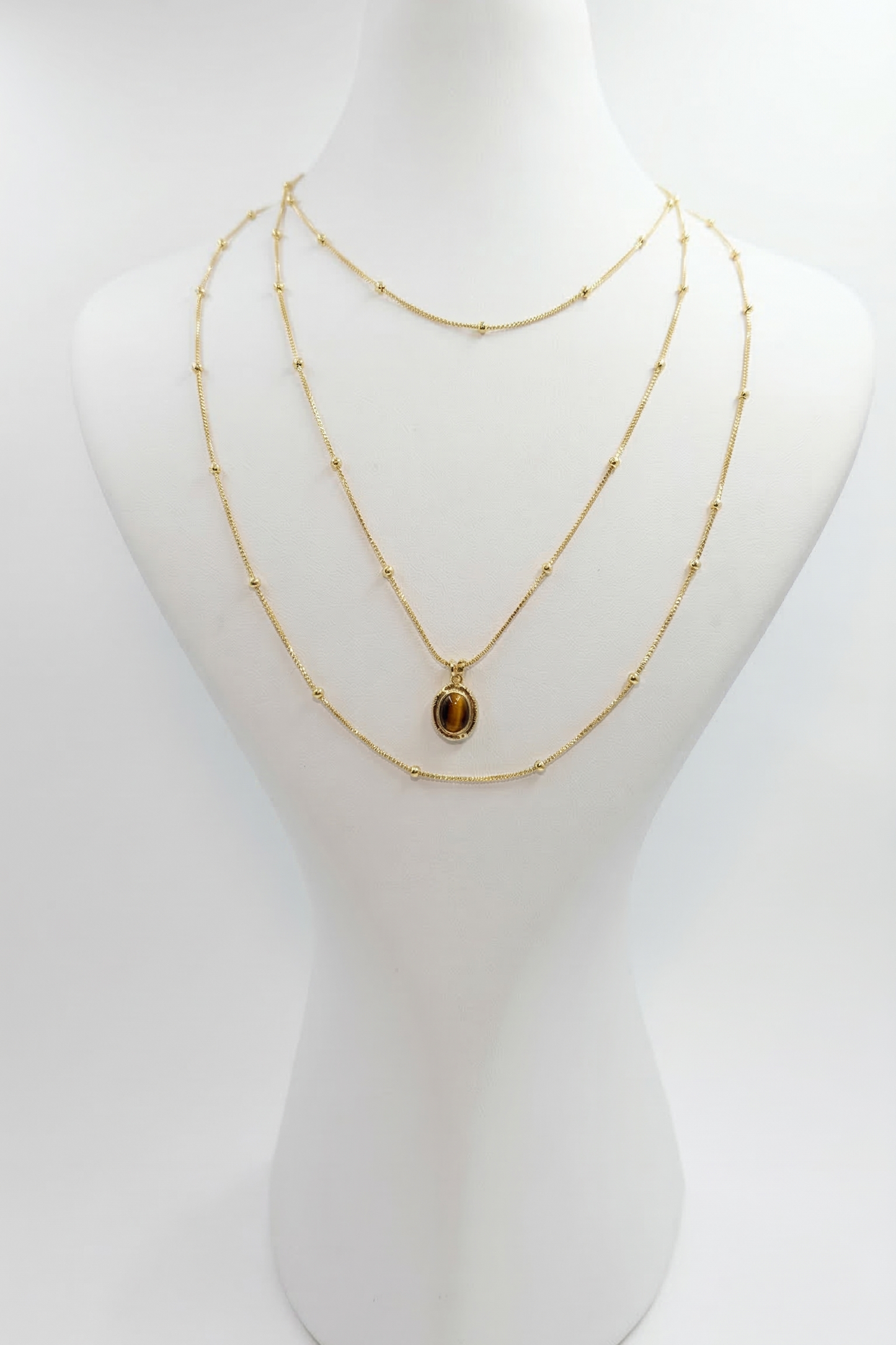 Minimalist Triple Set Necklace