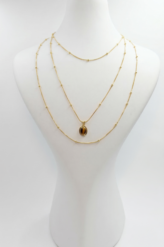Minimalist Triple Set Necklace