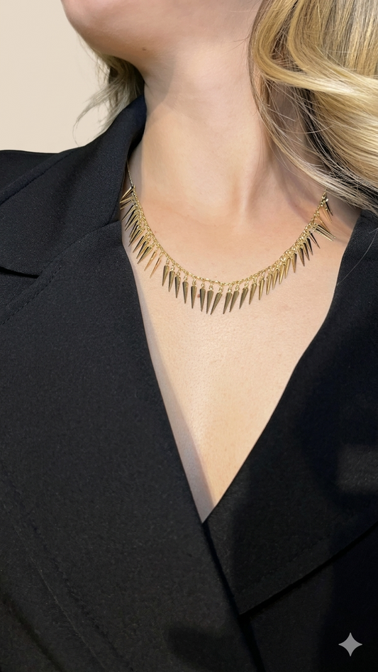 Sequential Lance Necklace