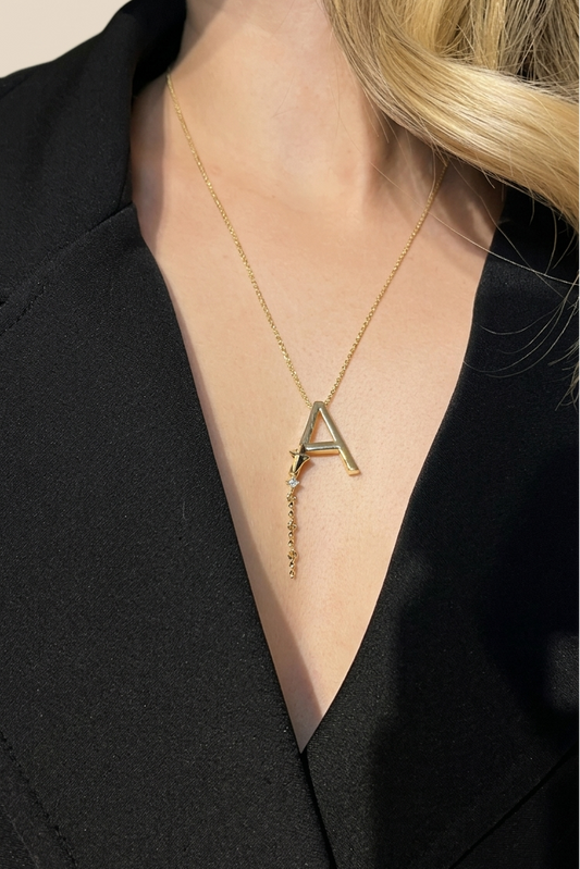 Star Letter Necklace