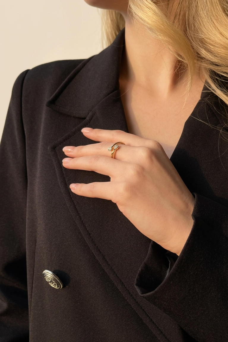 Twin Stone Ring